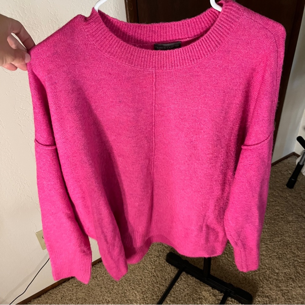 Bright Pink Vince Camuto Sweater Medium
